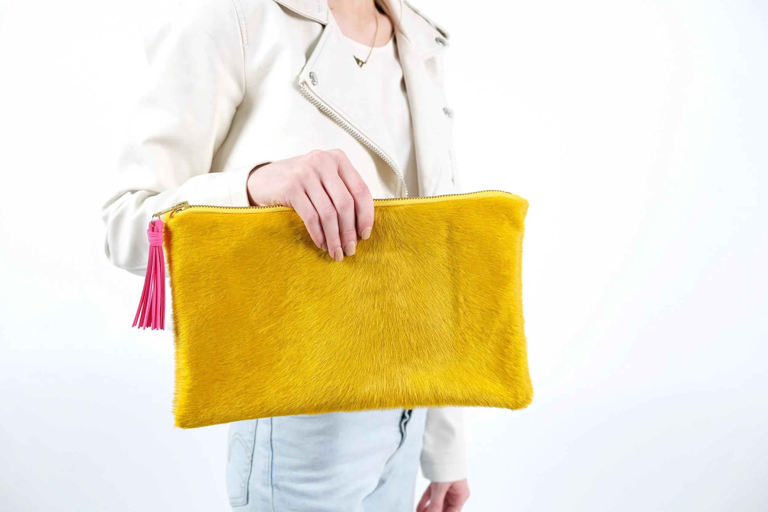 Yellow mustard 2025 clutch bag